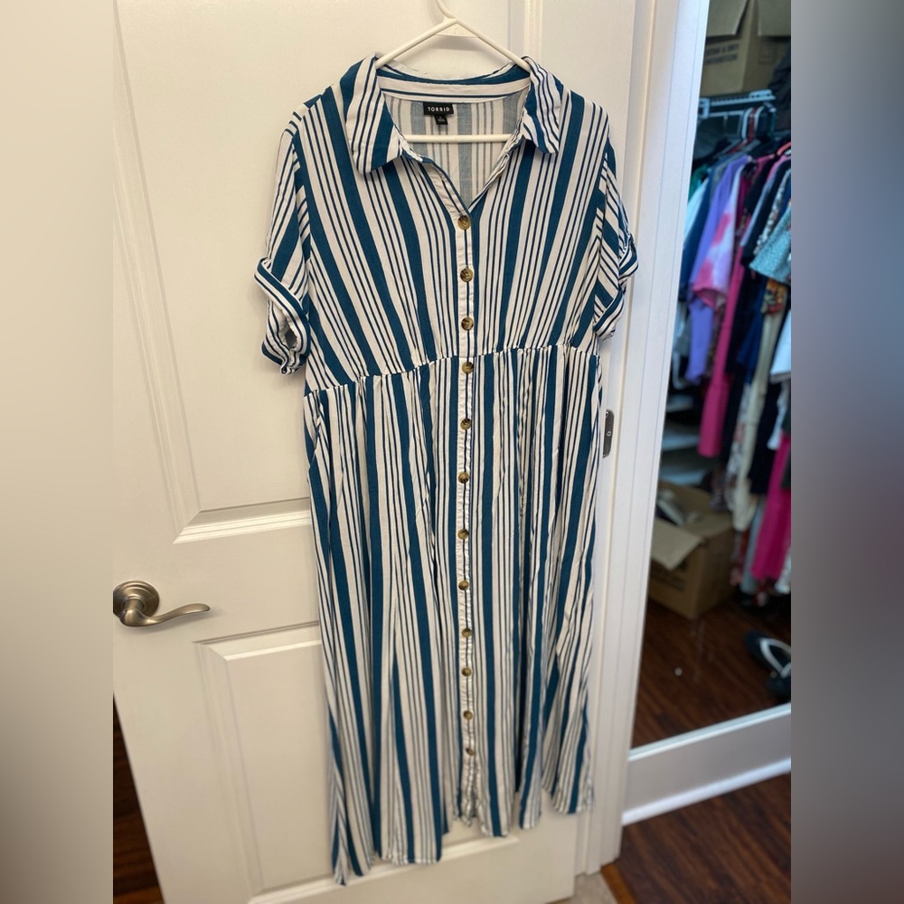 Torrid striped dress